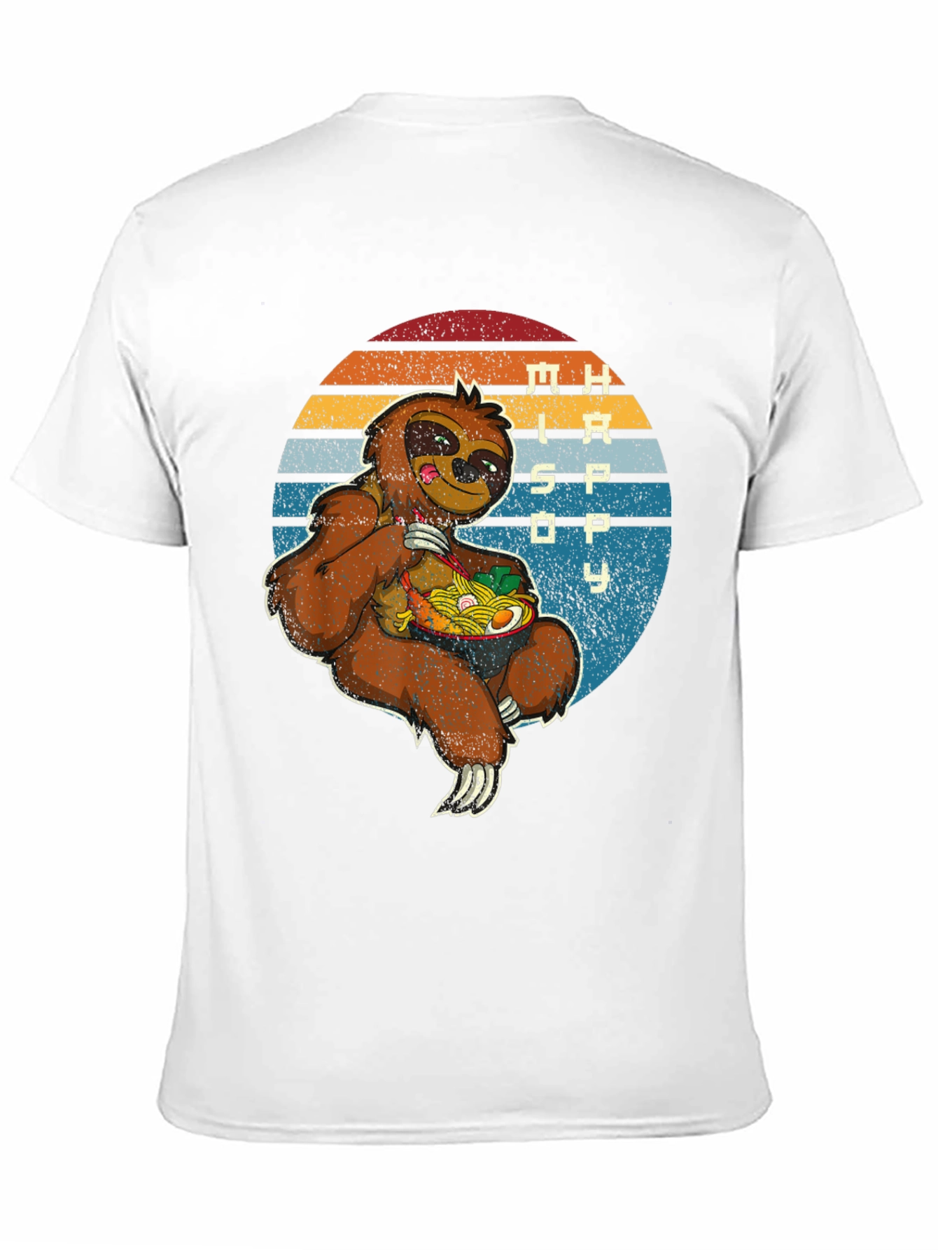 Sloth Ramen Graphic Tee - Chill & Hungry