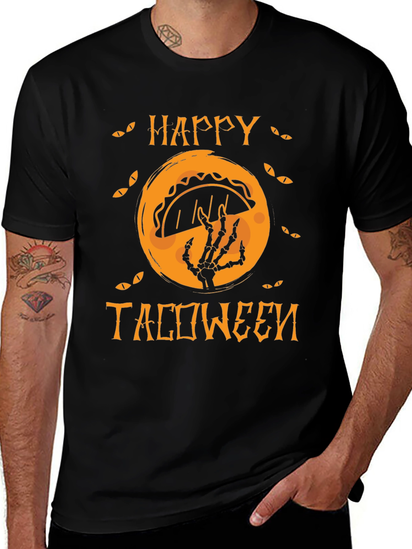 Happy Tacoween T-Shirt Halloween Taco Shirt