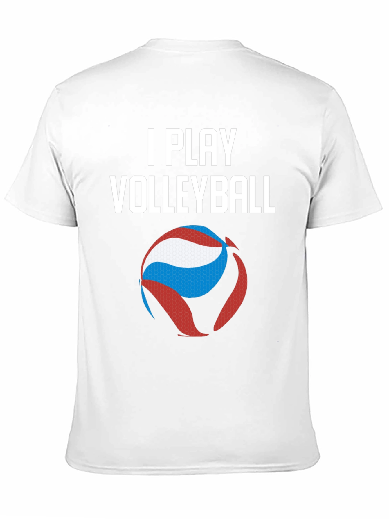 I Play Volleyball Graphic Tee - Sporty Casual