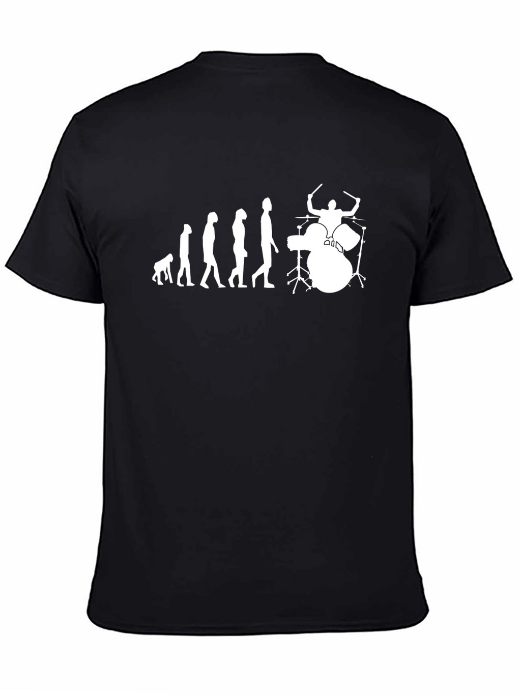 Evolution of Drumming T-Shirt - Musician Gift