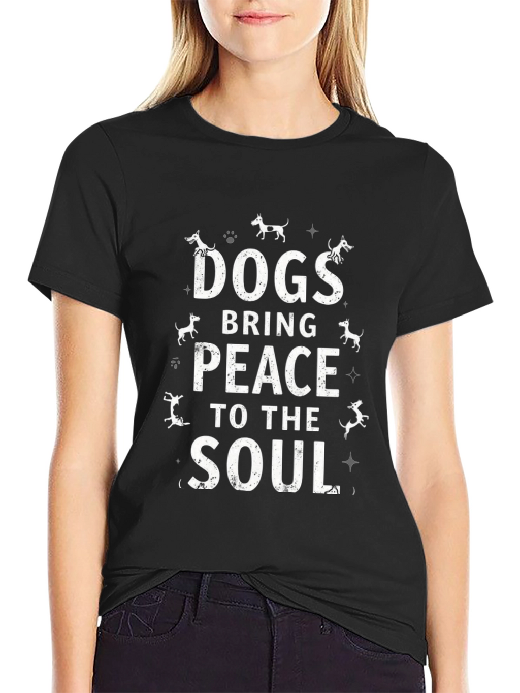 Dogs Bring Peace to the Soul Graphic Tee