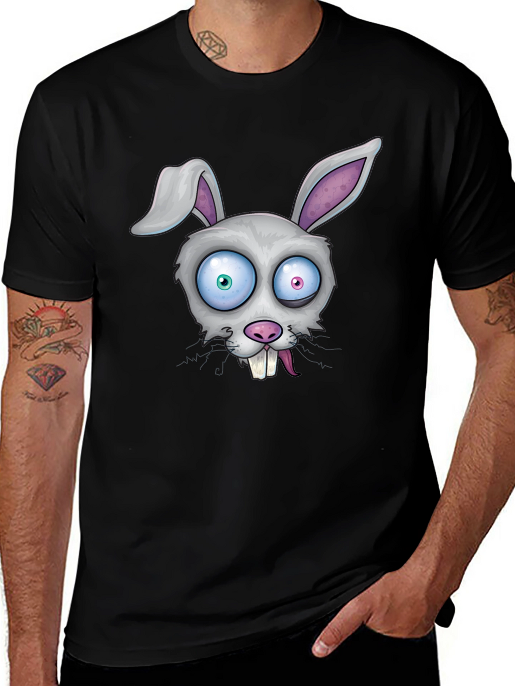 Funny Rabbit Graphic Tee