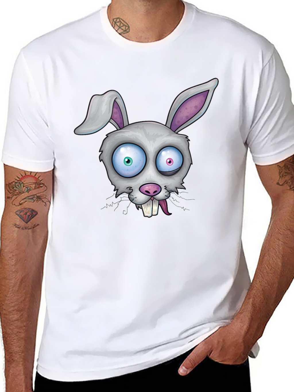 Funny Rabbit Graphic Tee
