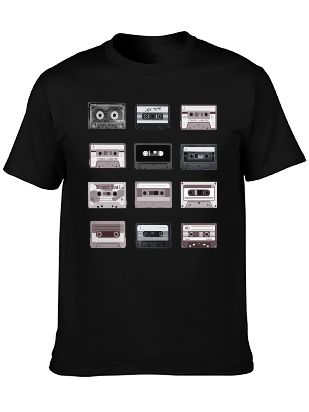 Retro Cassette Tape Graphic Tee - Music Lover T-Shirt