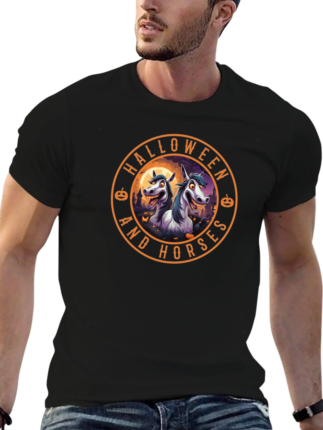 Halloween Horses Graphic Tee