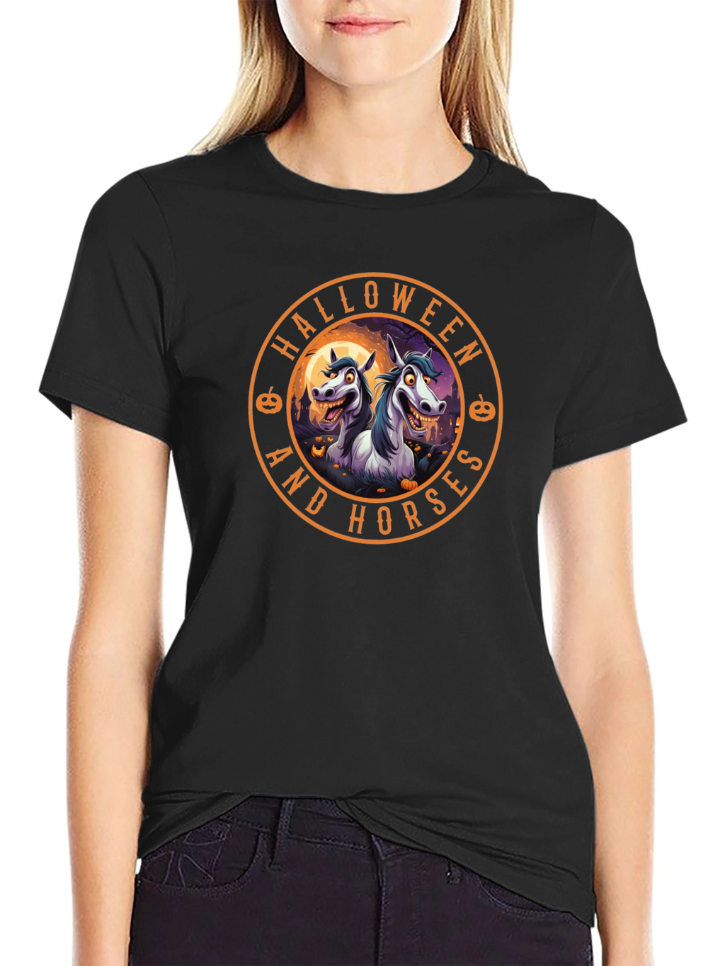 Halloween Horses Graphic Tee