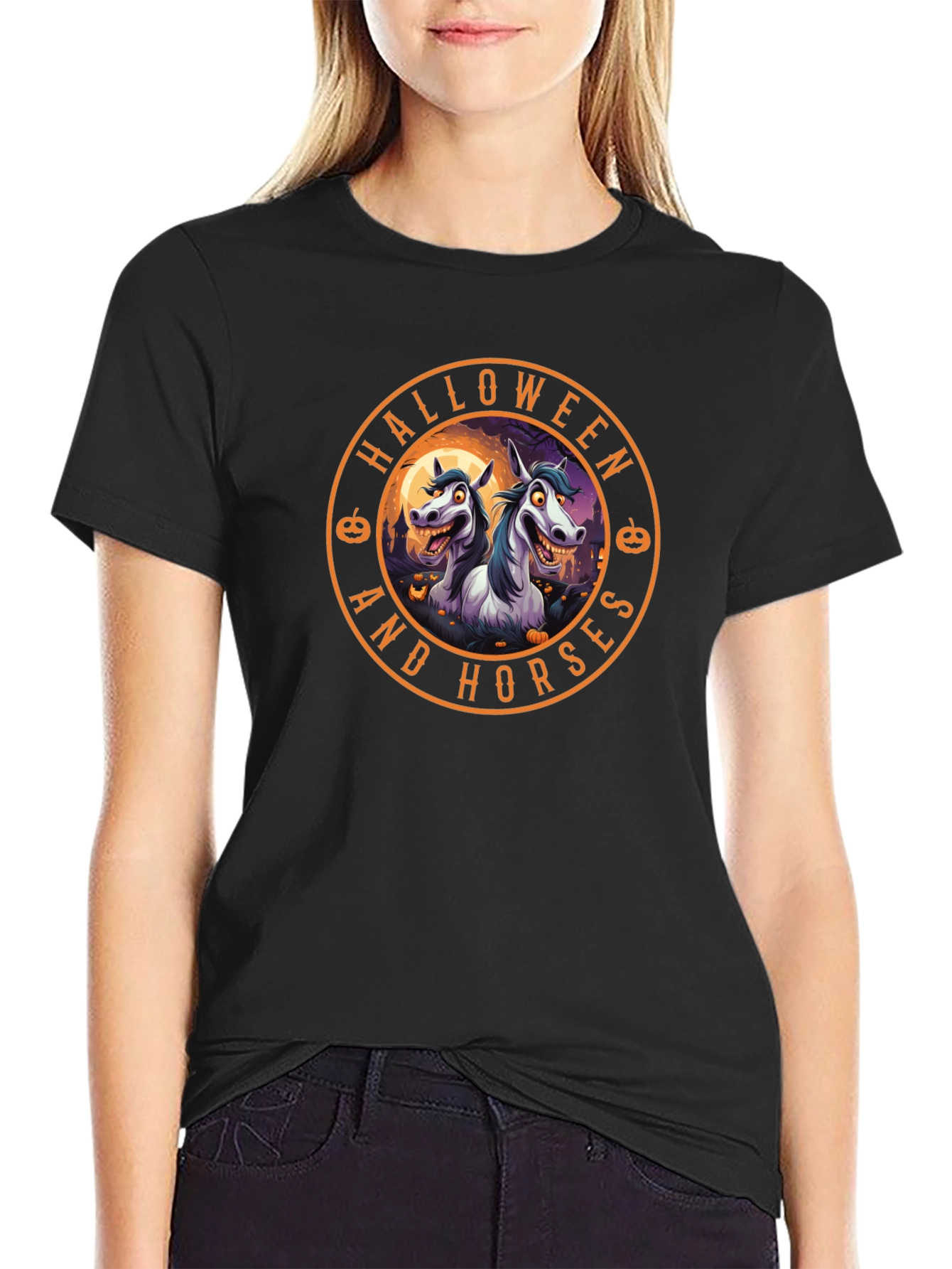 Halloween Horses Graphic Tee