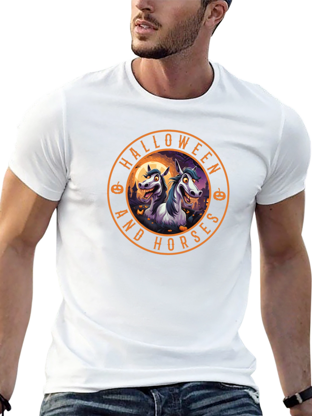 Halloween Horses Graphic Tee