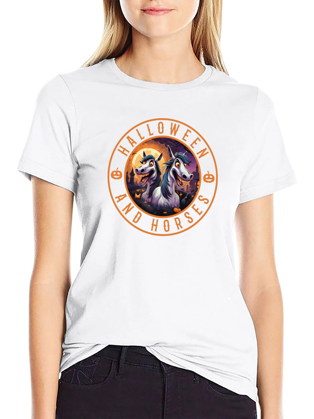Halloween Horses Graphic Tee