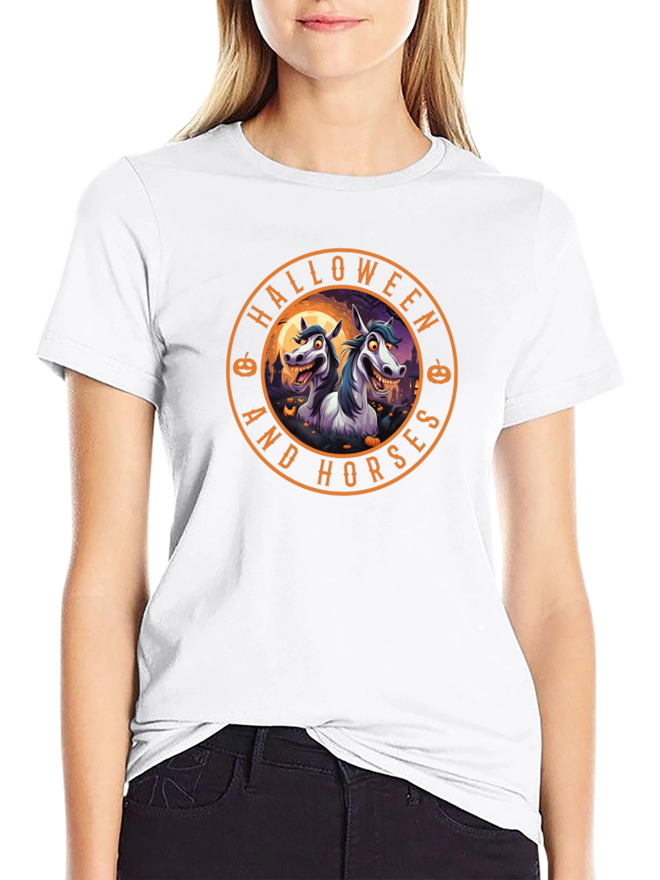 Halloween Horses Graphic Tee