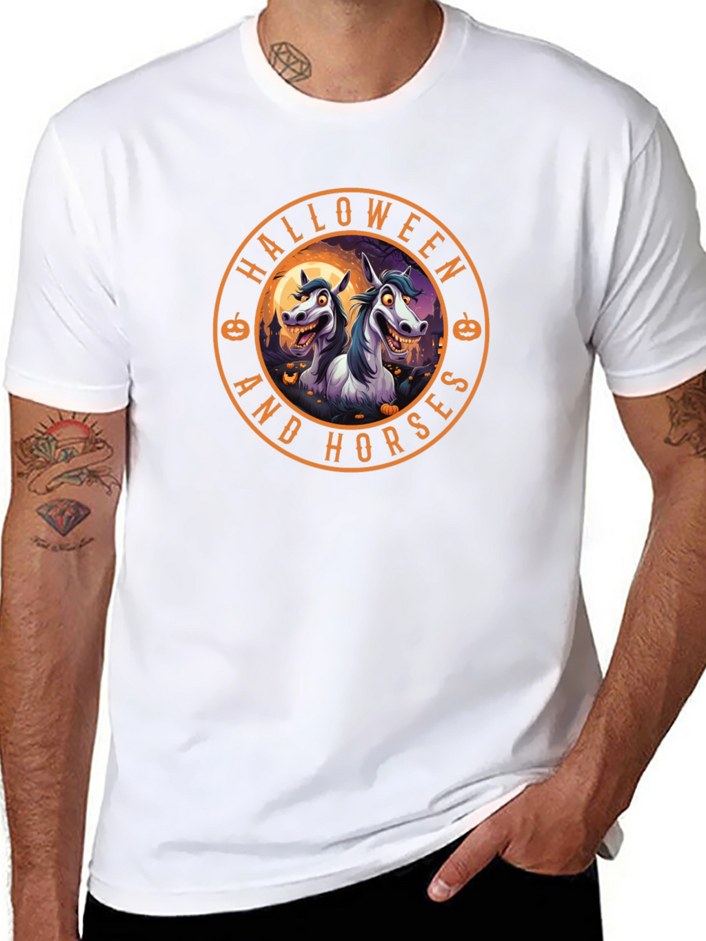 Halloween Horses Graphic Tee