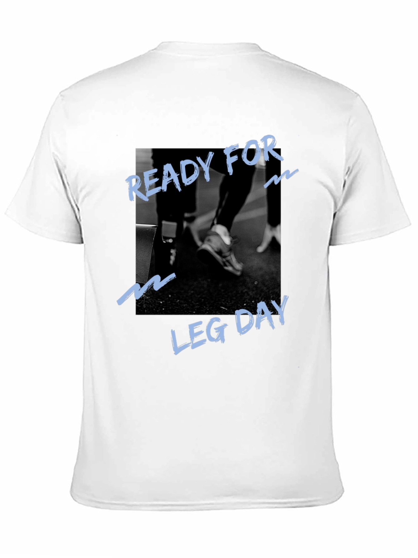 Ready For Leg Day Graphic Black T-Shirt