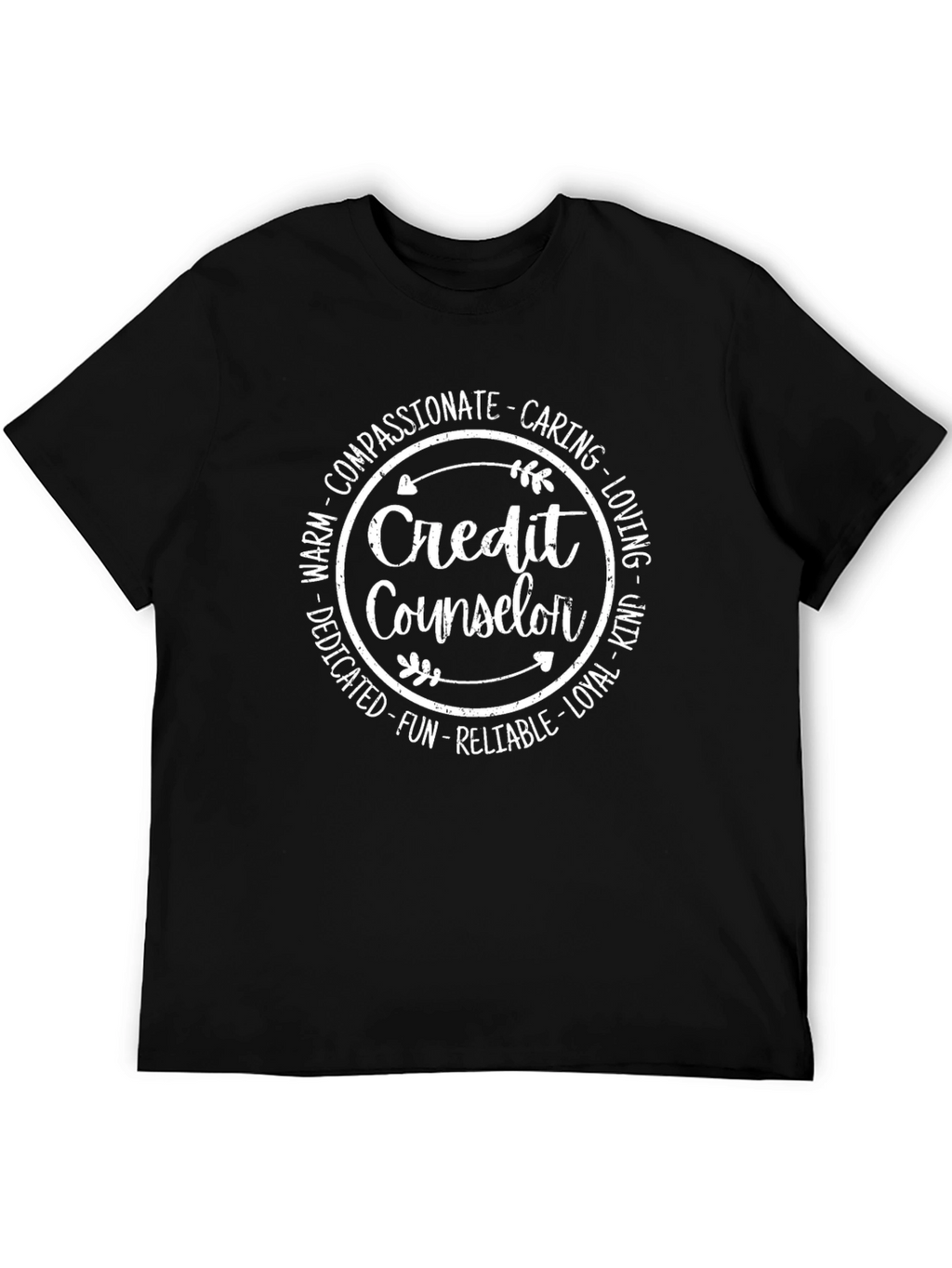 Credit Counselor T-Shirt Compassionate Caring Loving Tee