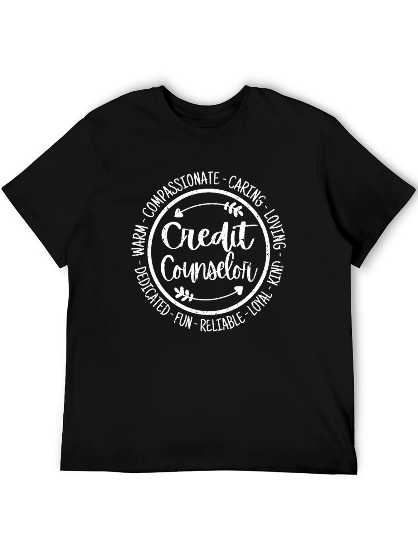 Credit Counselor T-Shirt Compassionate Caring Loving Tee