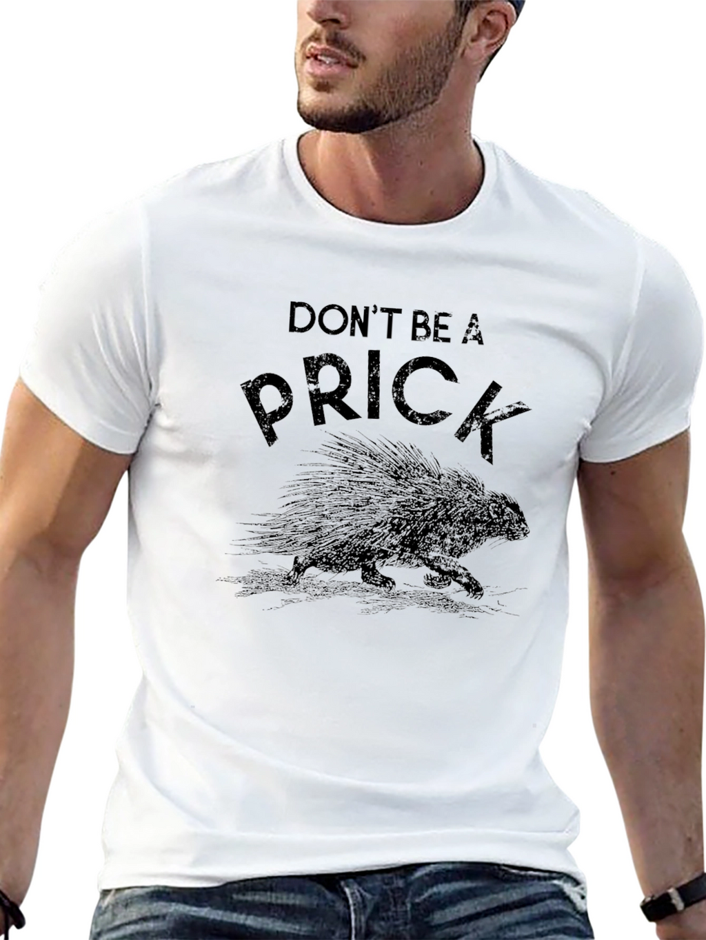 Dont Be A Prick Porcupine Graphic T-Shirt