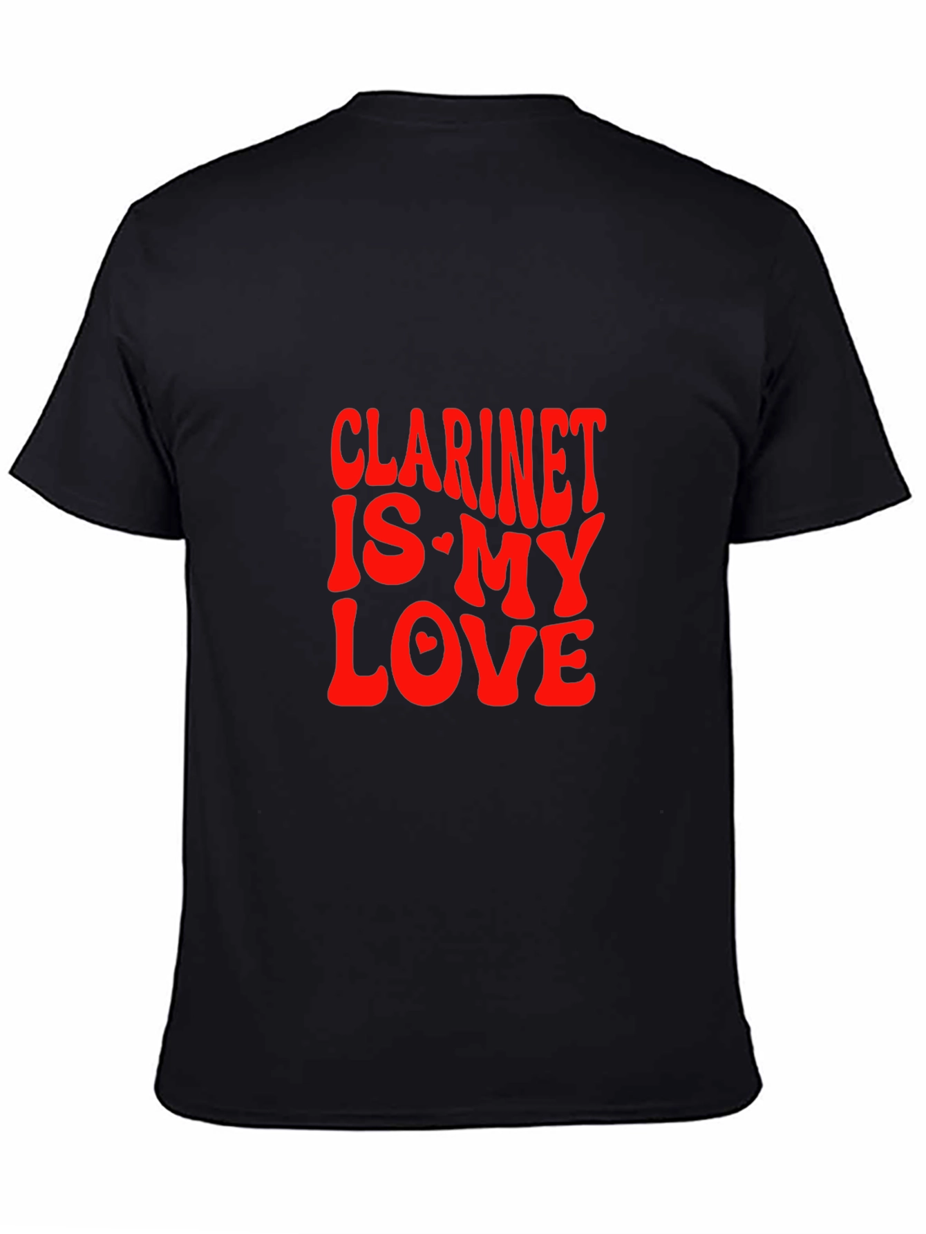 Clarinet Is My Love Graphic Tee - Black