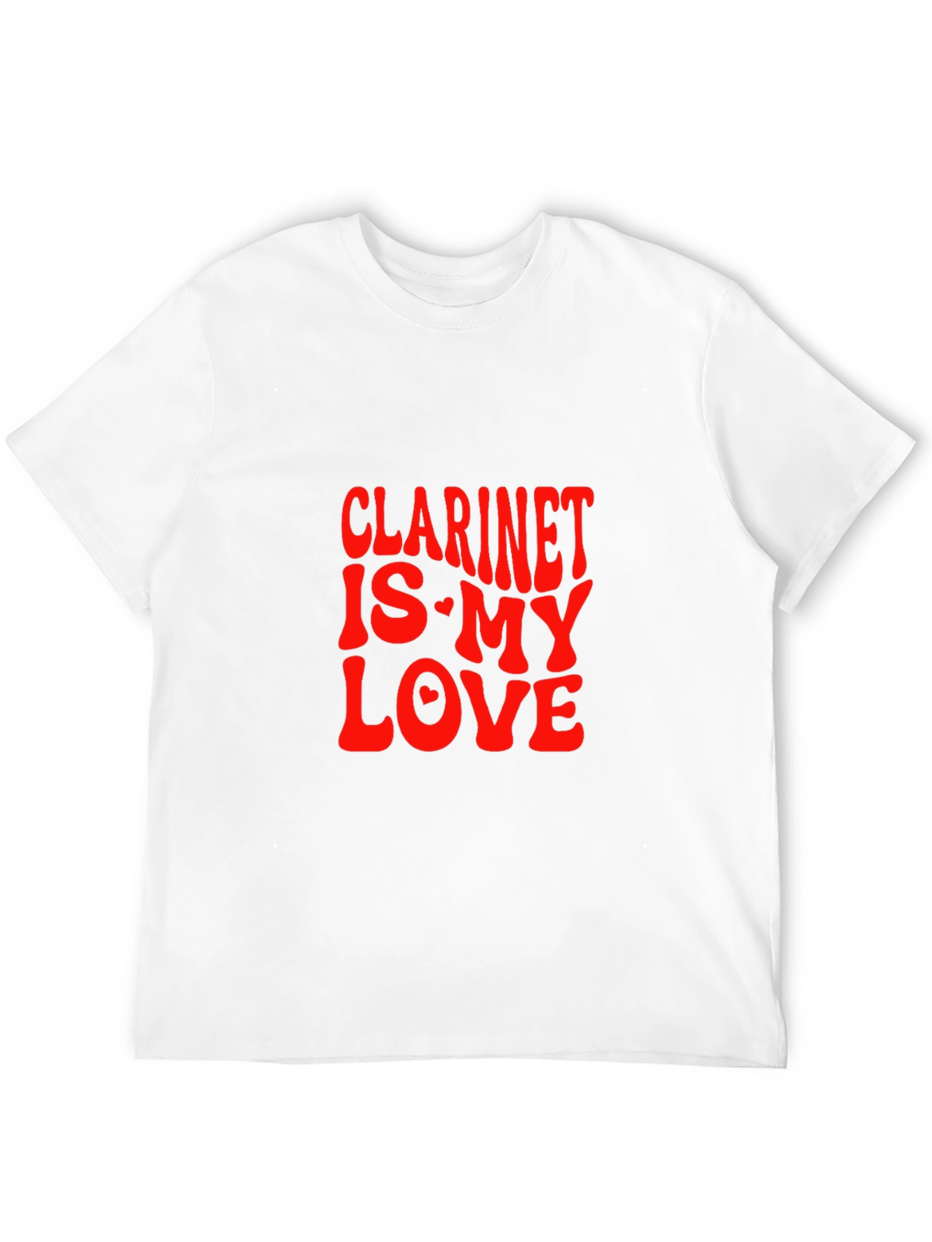 Clarinet Is My Love Graphic Tee - Black