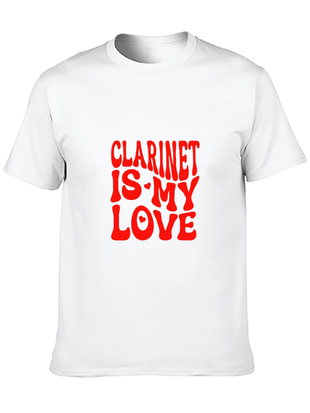 Clarinet Is My Love Graphic Tee - Black