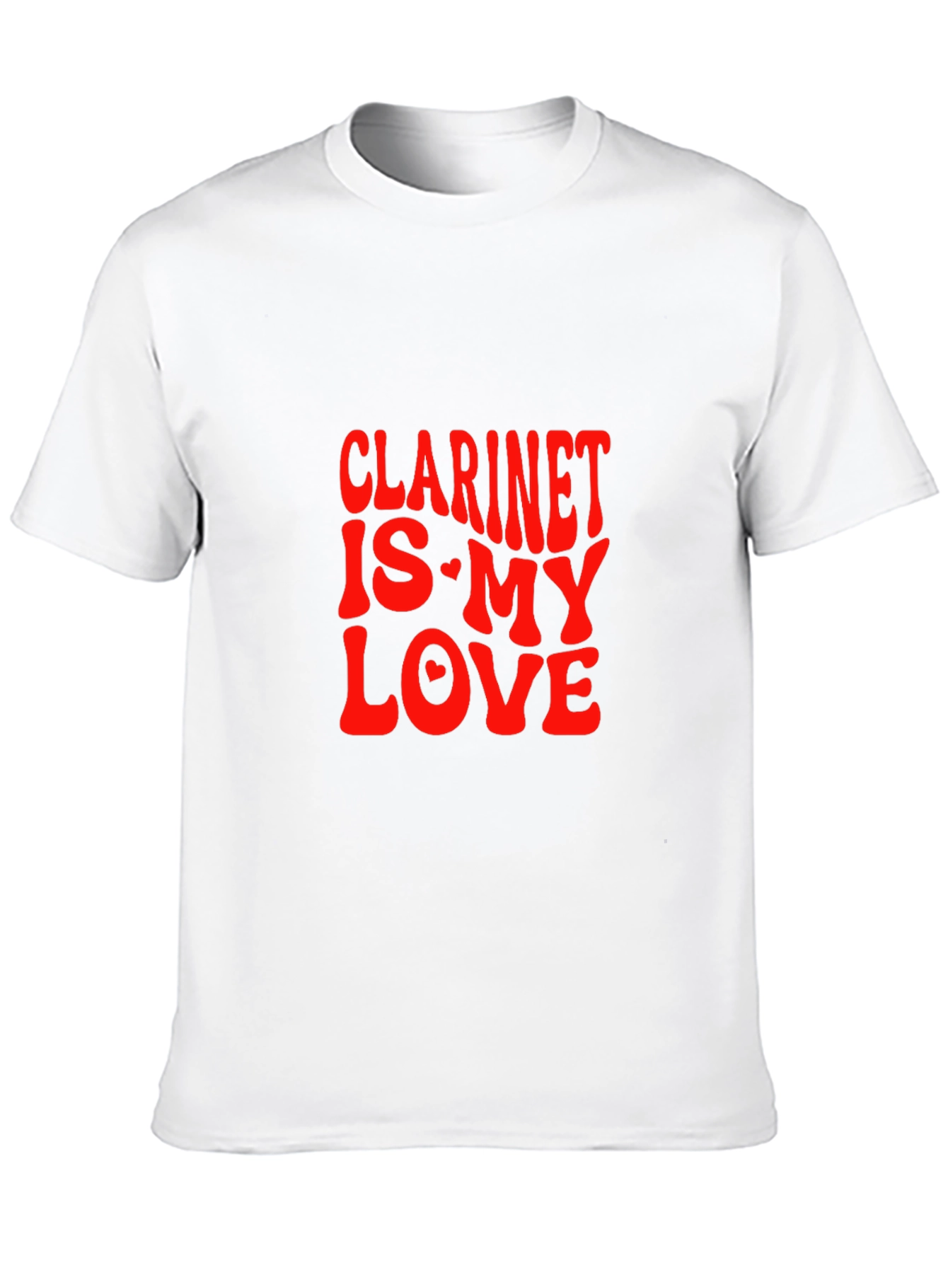 Clarinet Is My Love Graphic Tee - Black