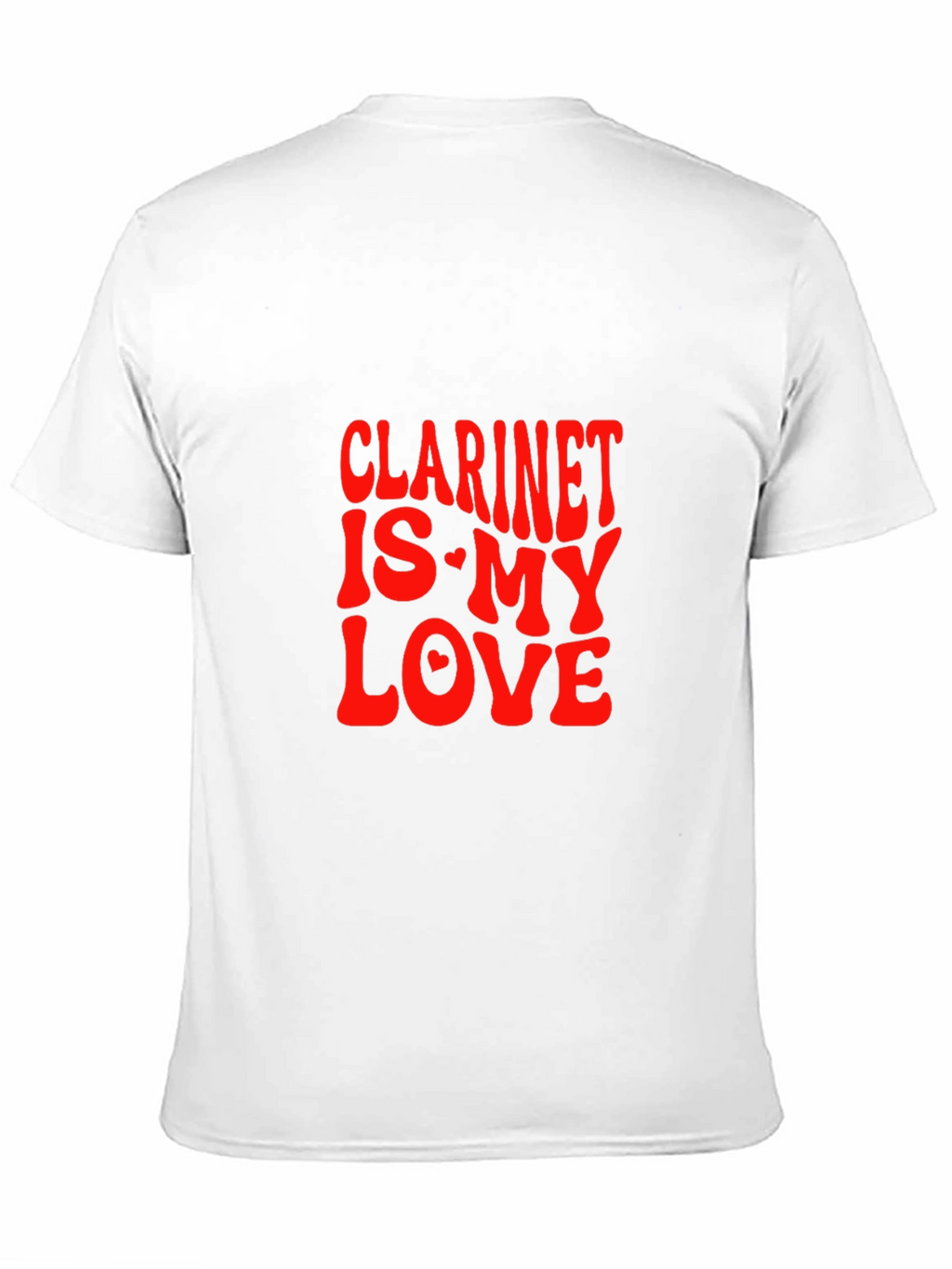 Clarinet Is My Love Graphic Tee - Black