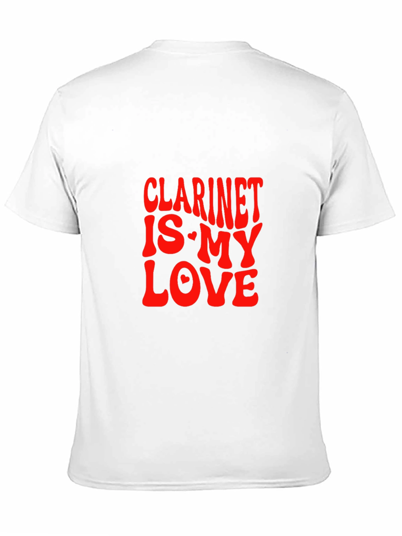Clarinet Is My Love Graphic Tee - Black