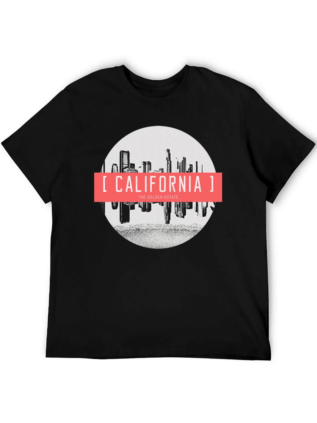 California Golden Estate Graphic Tee - Black