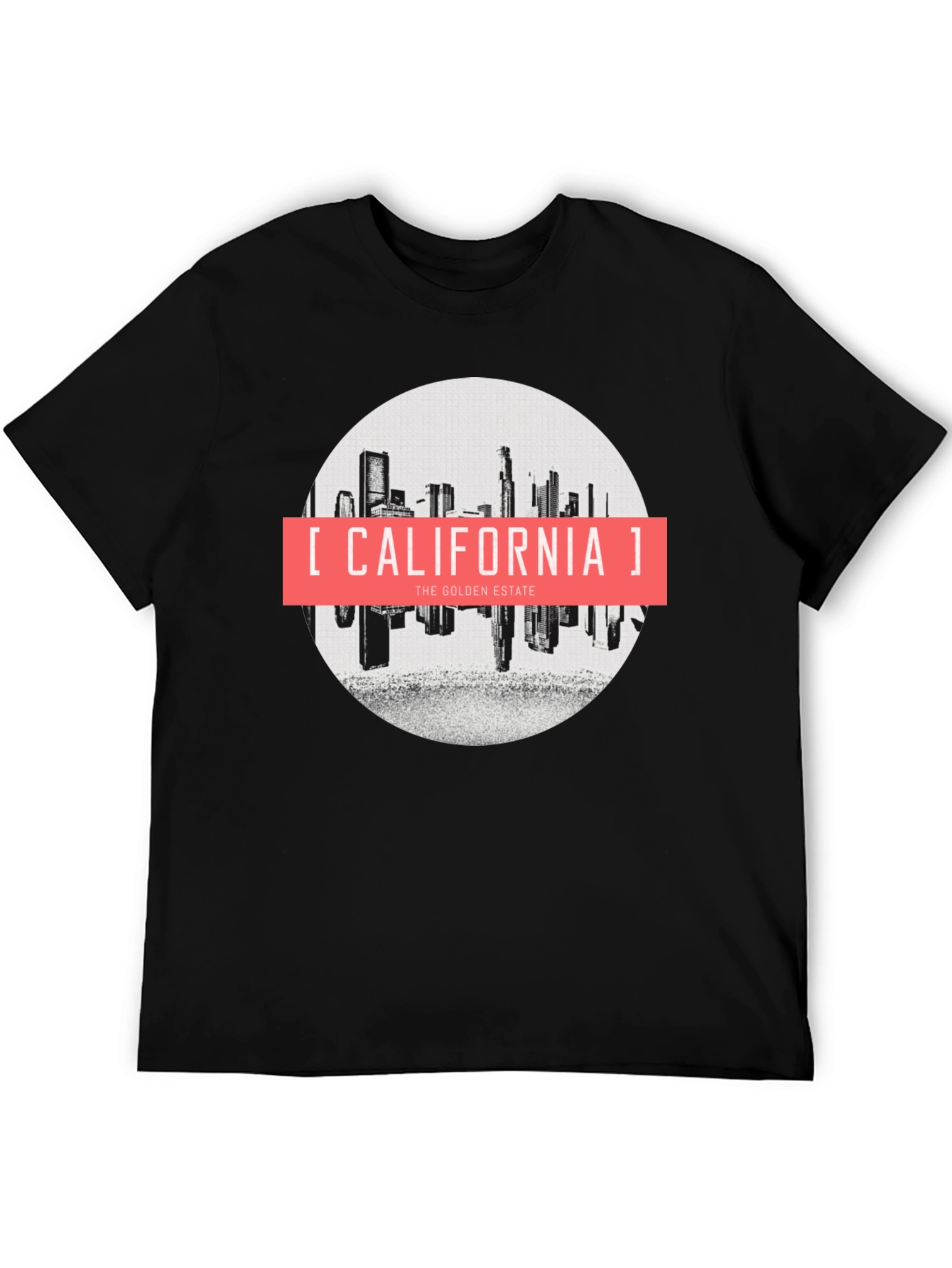 California Golden Estate Graphic Tee - Black