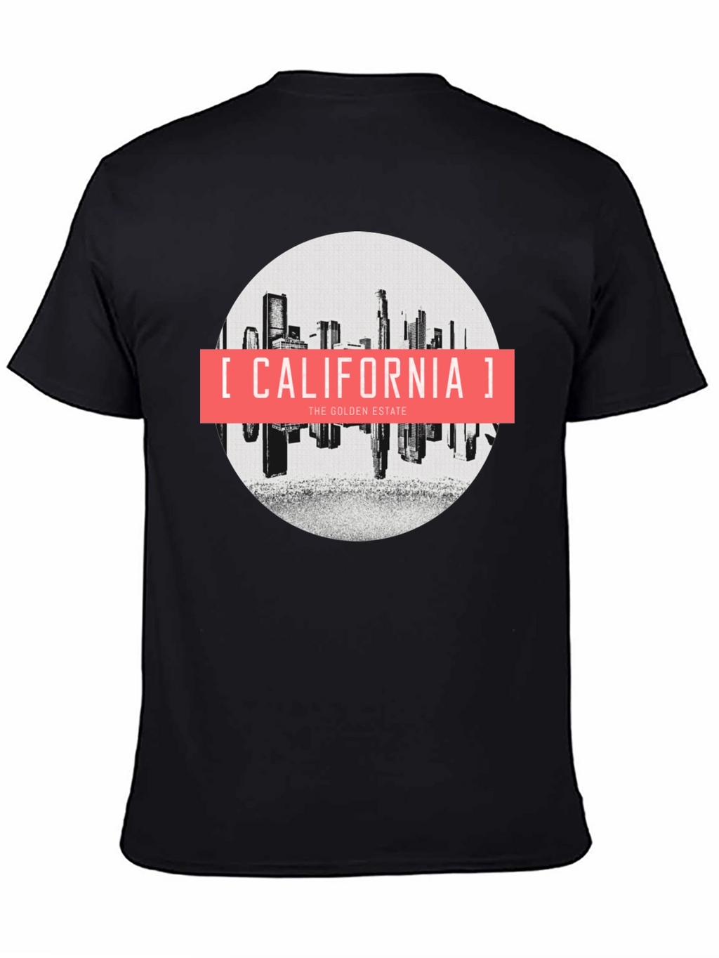California Golden Estate Graphic Tee - Black