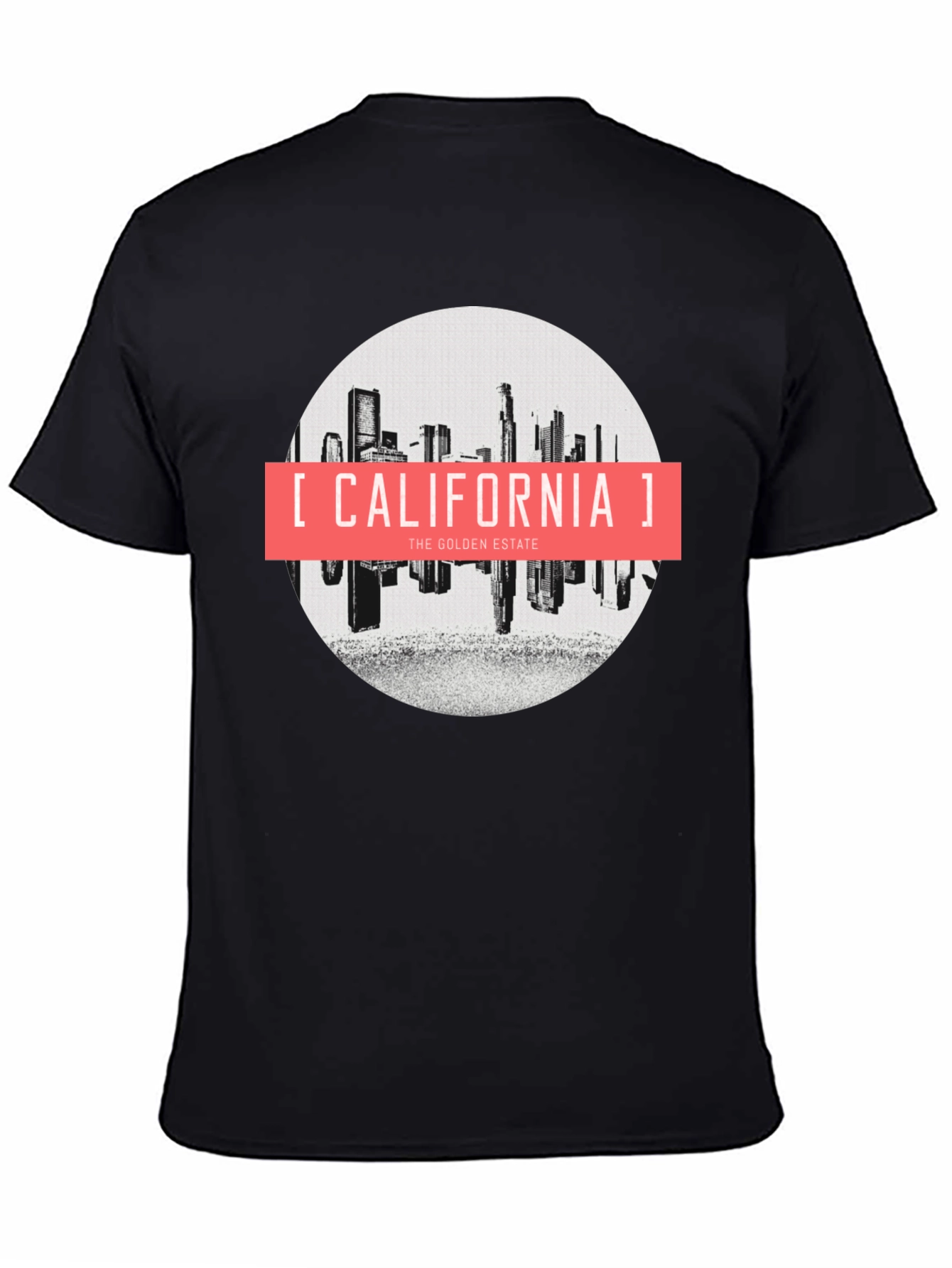 California Golden Estate Graphic Tee - Black