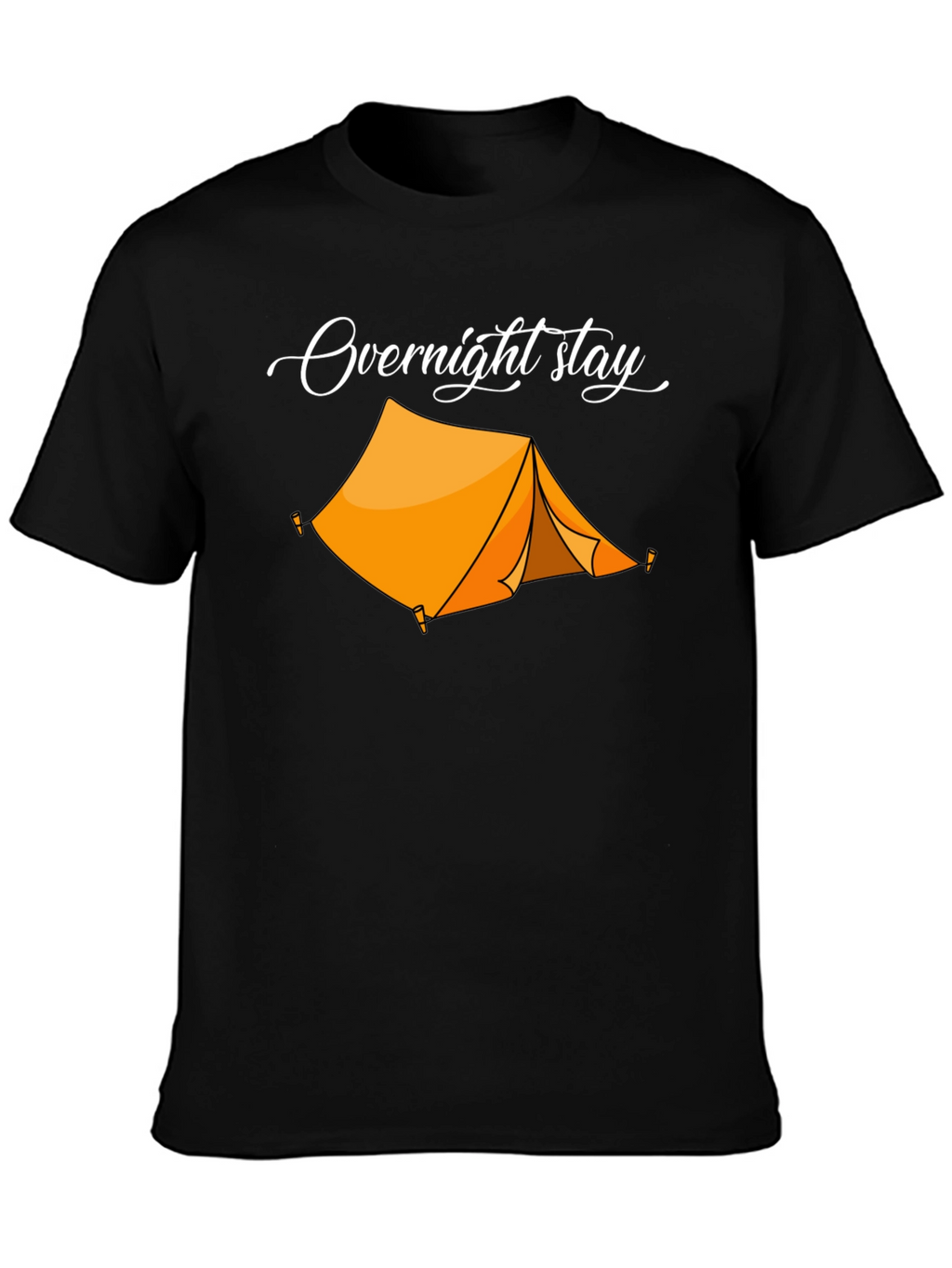 Overnight Stay Camping Tent Graphic Tee