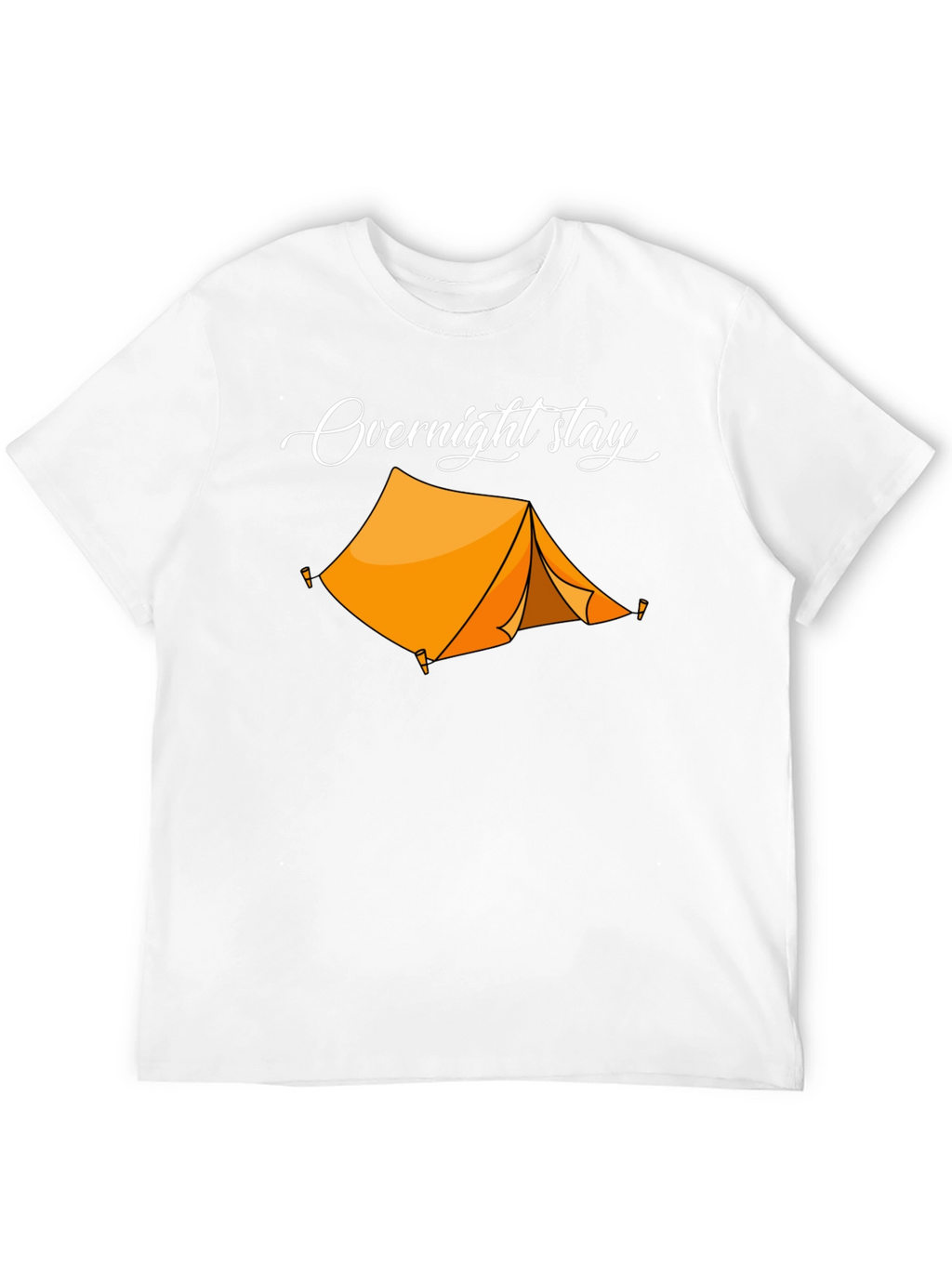 Overnight Stay Camping Tent Graphic Tee
