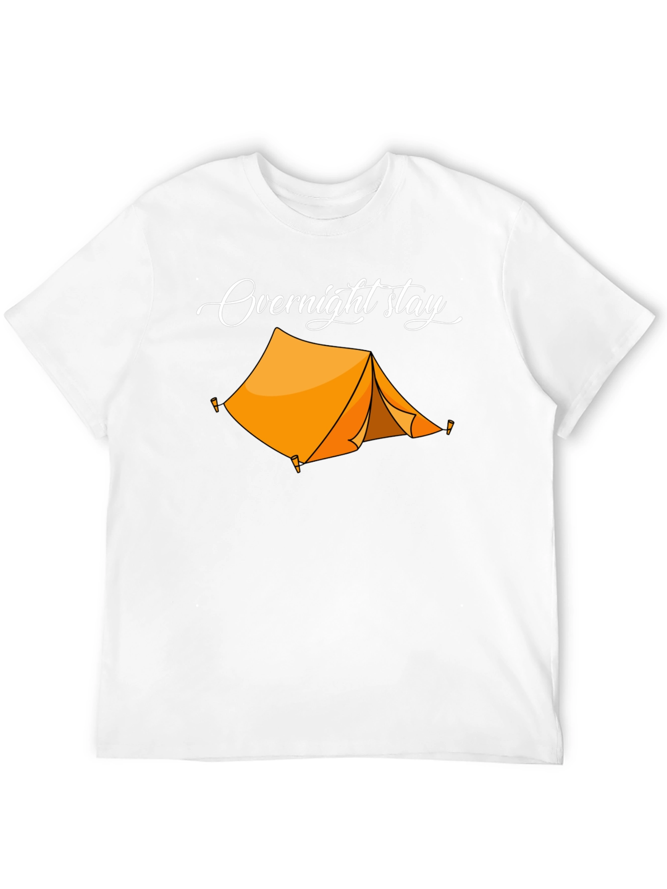 Overnight Stay Camping Tent Graphic Tee