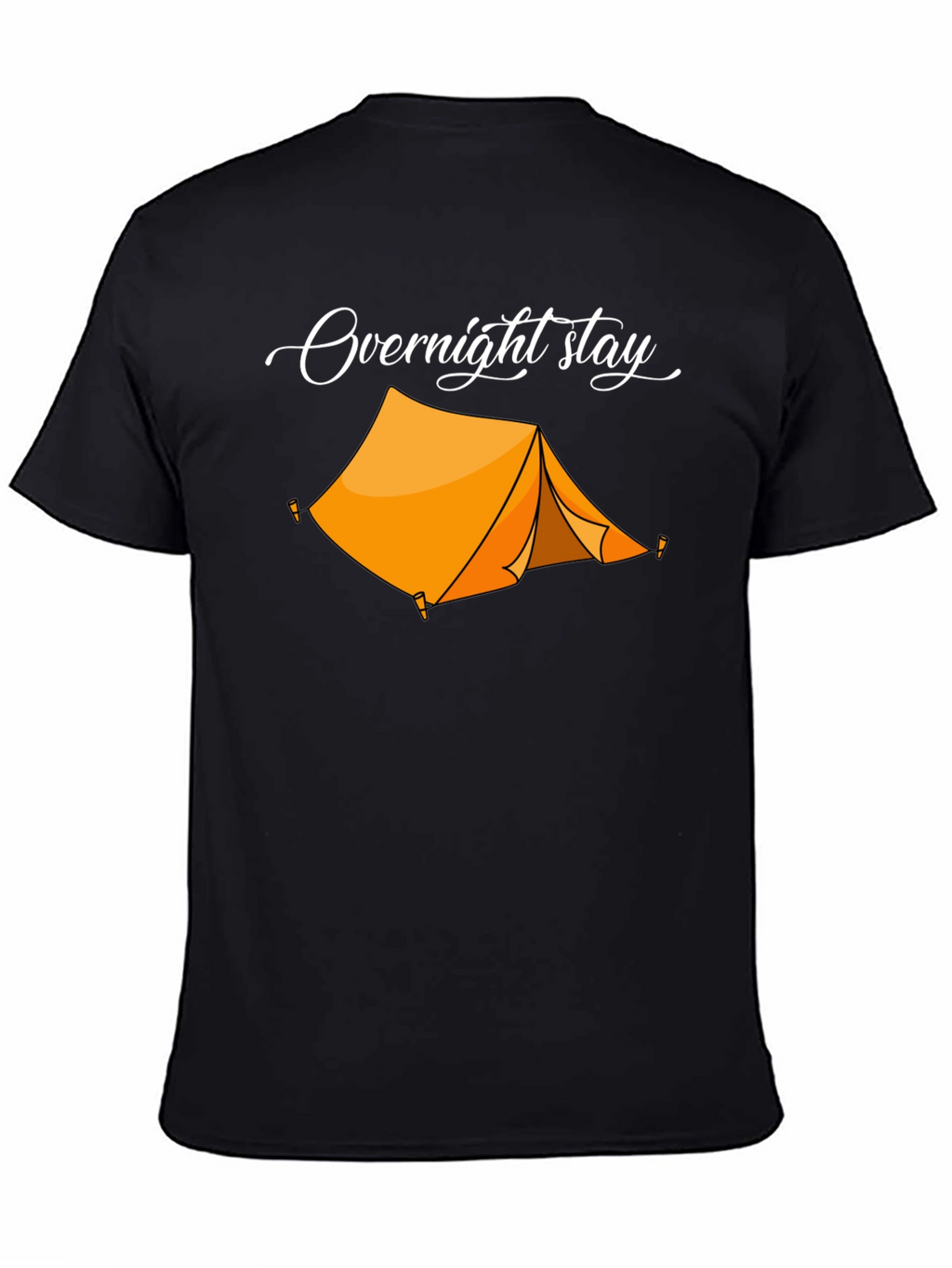 Overnight Stay Camping Tent Graphic Tee