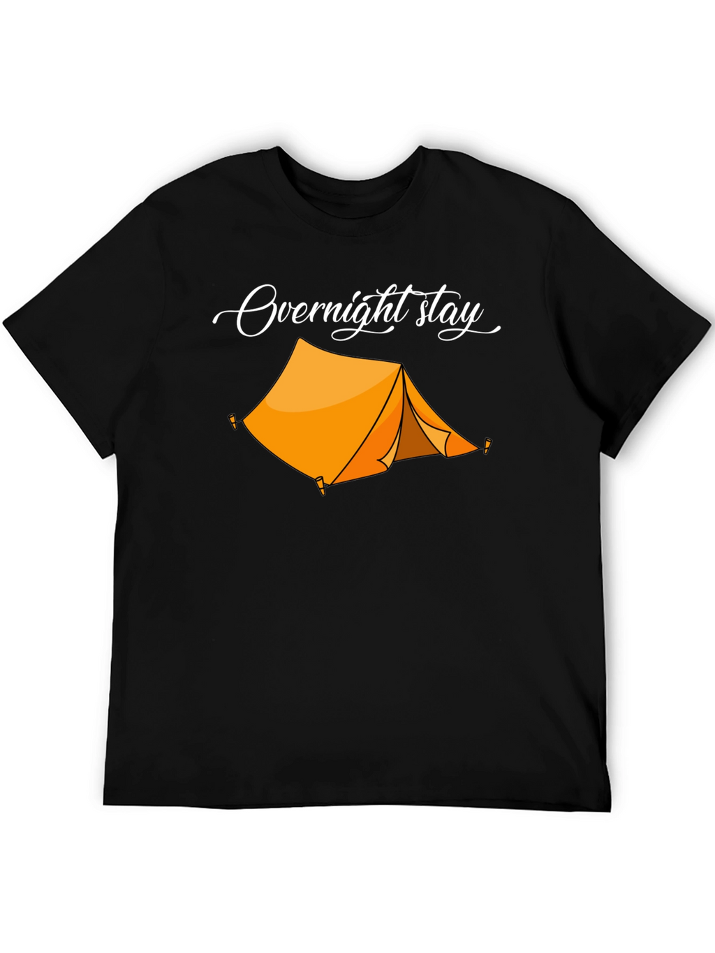 Overnight Stay Camping Tent Graphic Tee