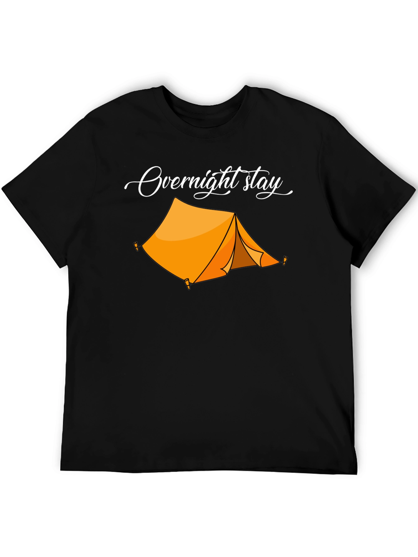 Overnight Stay Camping Tent Graphic Tee