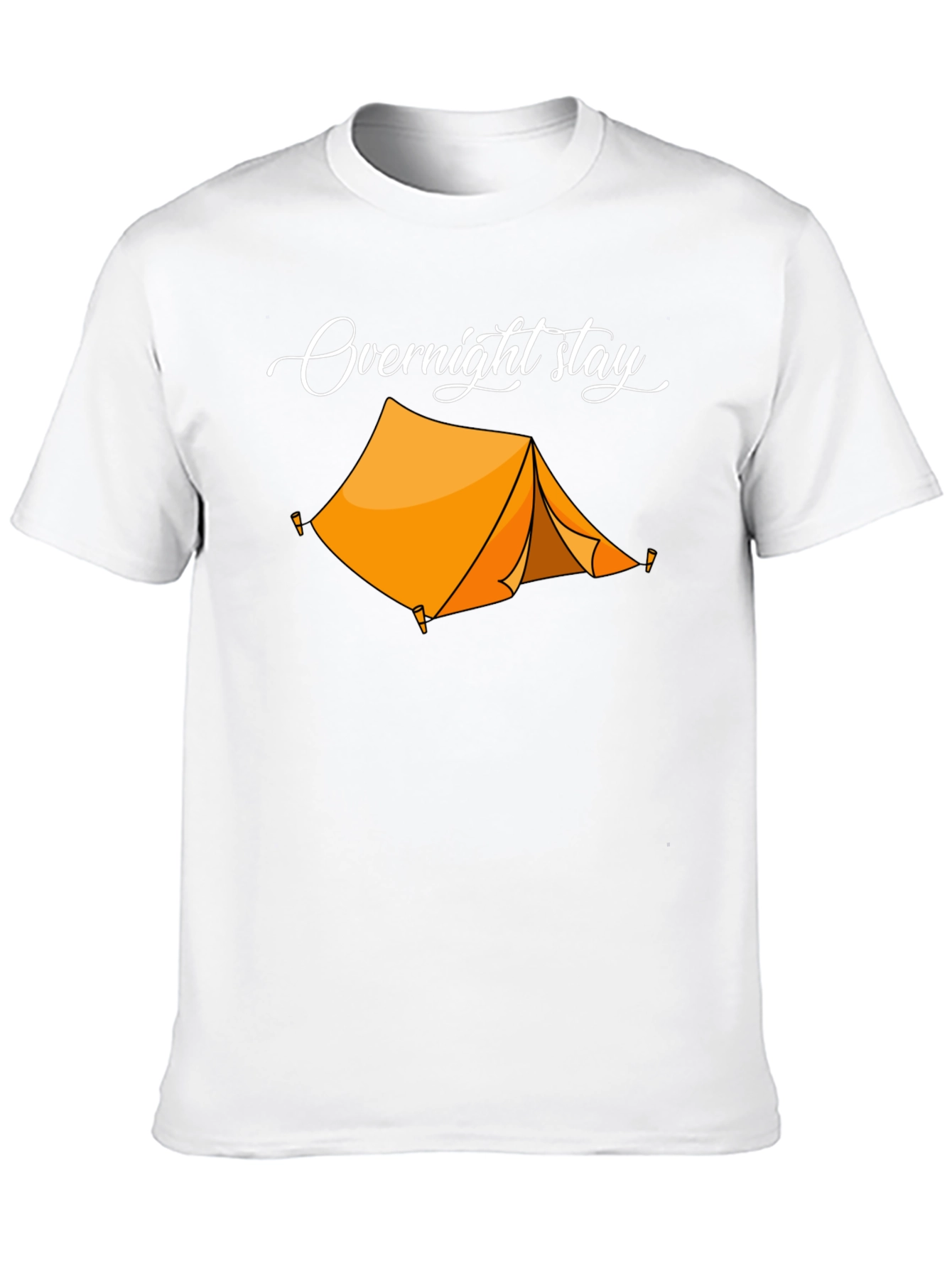 Overnight Stay Camping Tent Graphic Tee