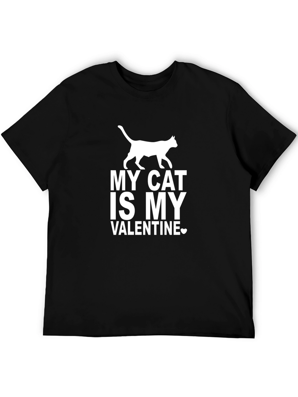 My Cat Is My Valentine Graphic T-Shirt
