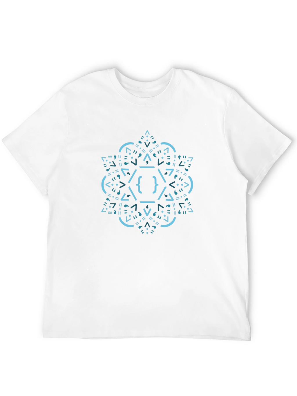 Geometric Code T-Shirt - Stylish & Unique