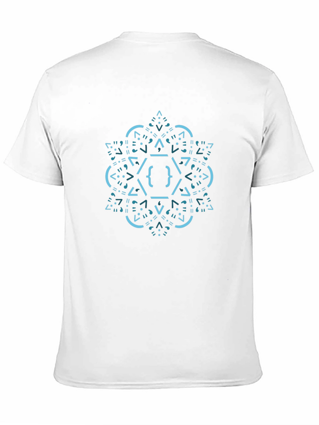 Geometric Code T-Shirt - Stylish & Unique