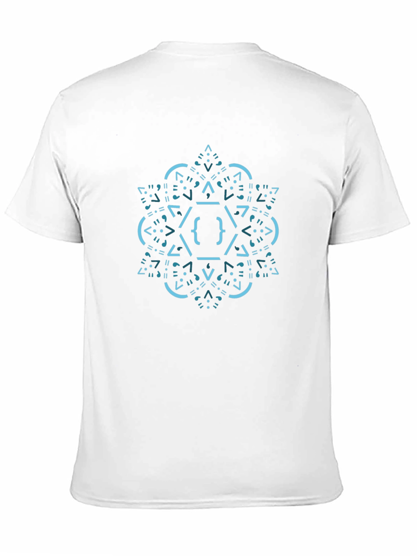 Geometric Code T-Shirt - Stylish & Unique