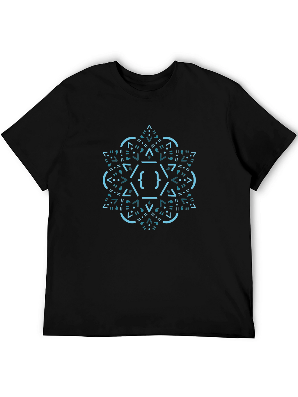 Geometric Code T-Shirt - Stylish & Unique
