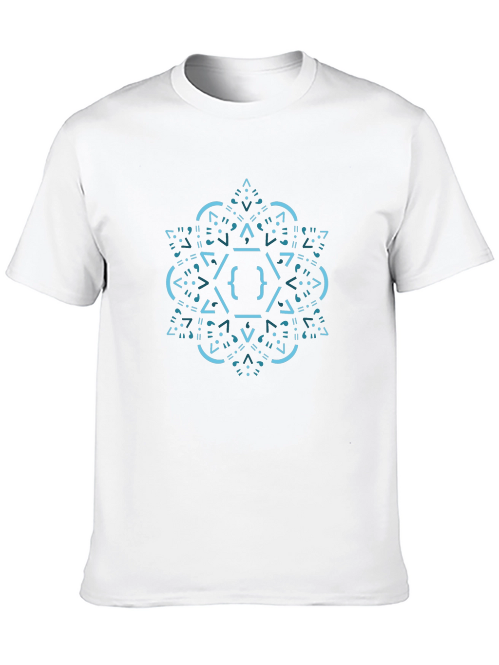 Geometric Code T-Shirt - Stylish & Unique