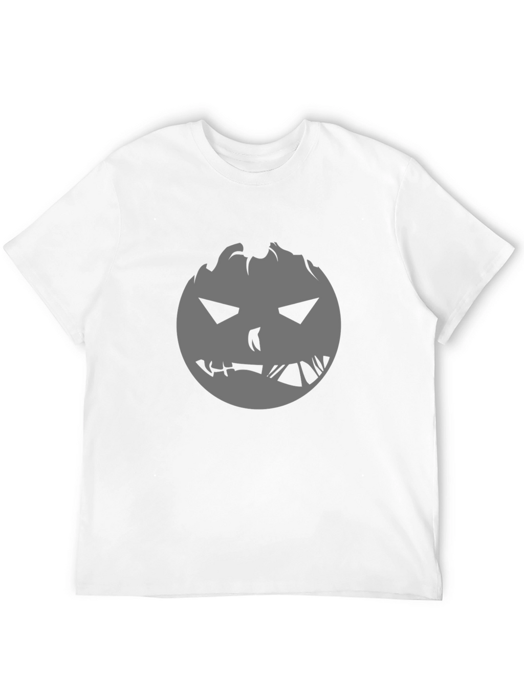 Spooky Pumpkin Face Graphic Tee - Halloween Ready