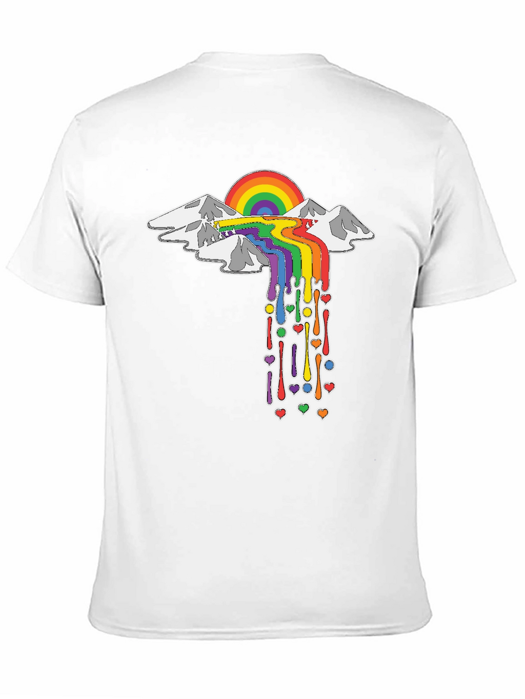 Rainbow Mountain T-Shirt - Express Yourself!