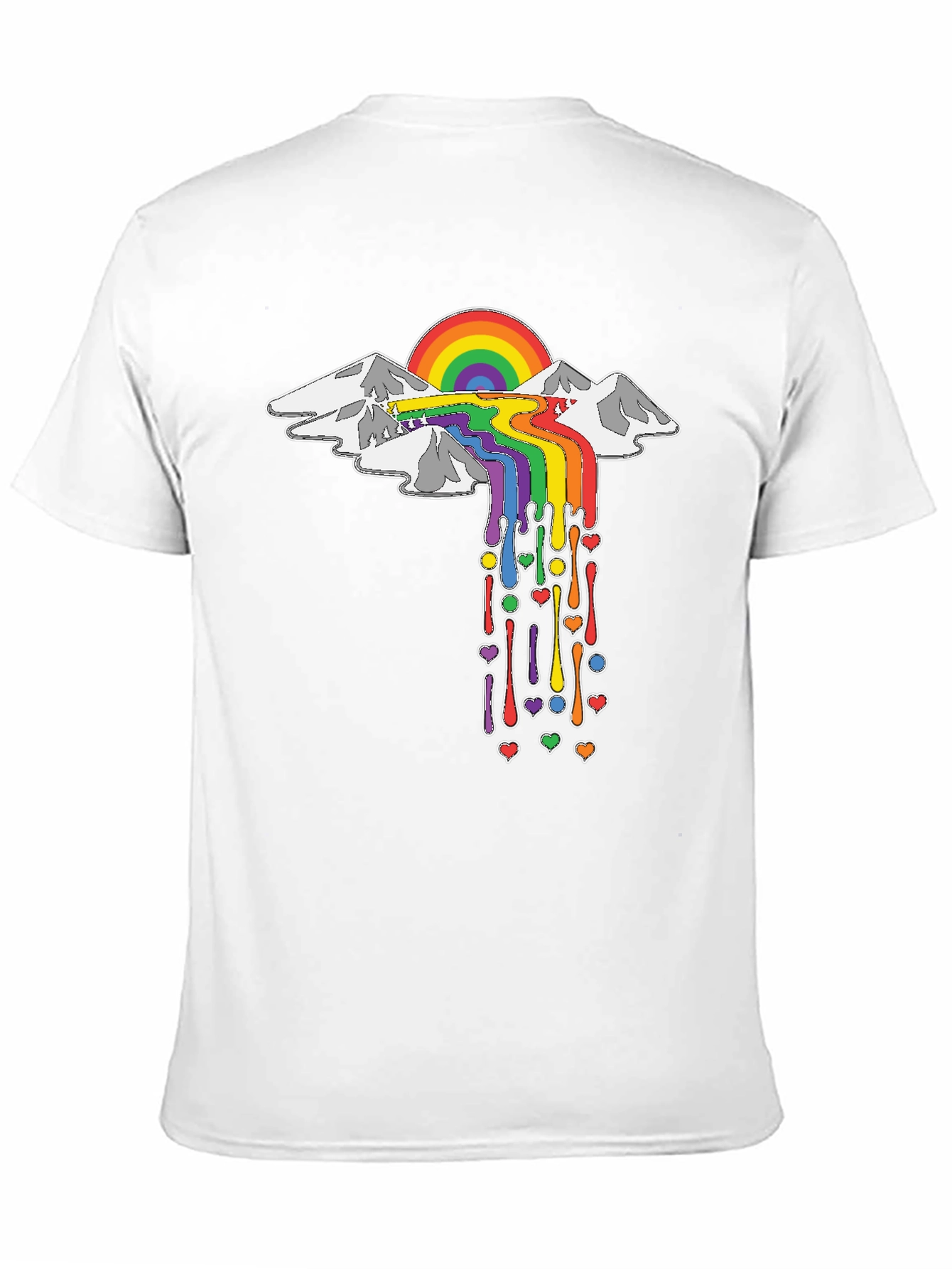 Rainbow Mountain T-Shirt - Express Yourself!