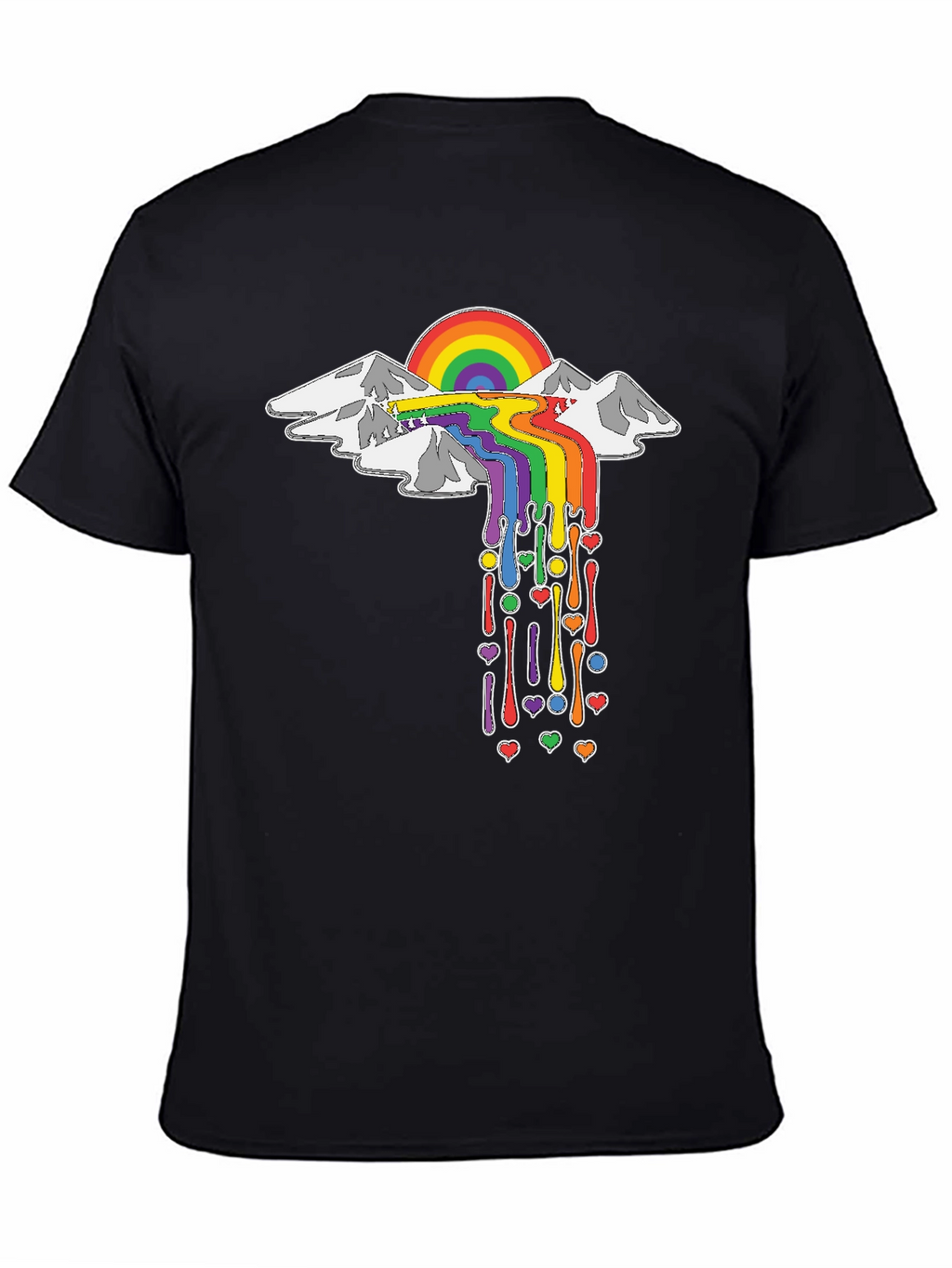 Rainbow Mountain T-Shirt - Express Yourself!