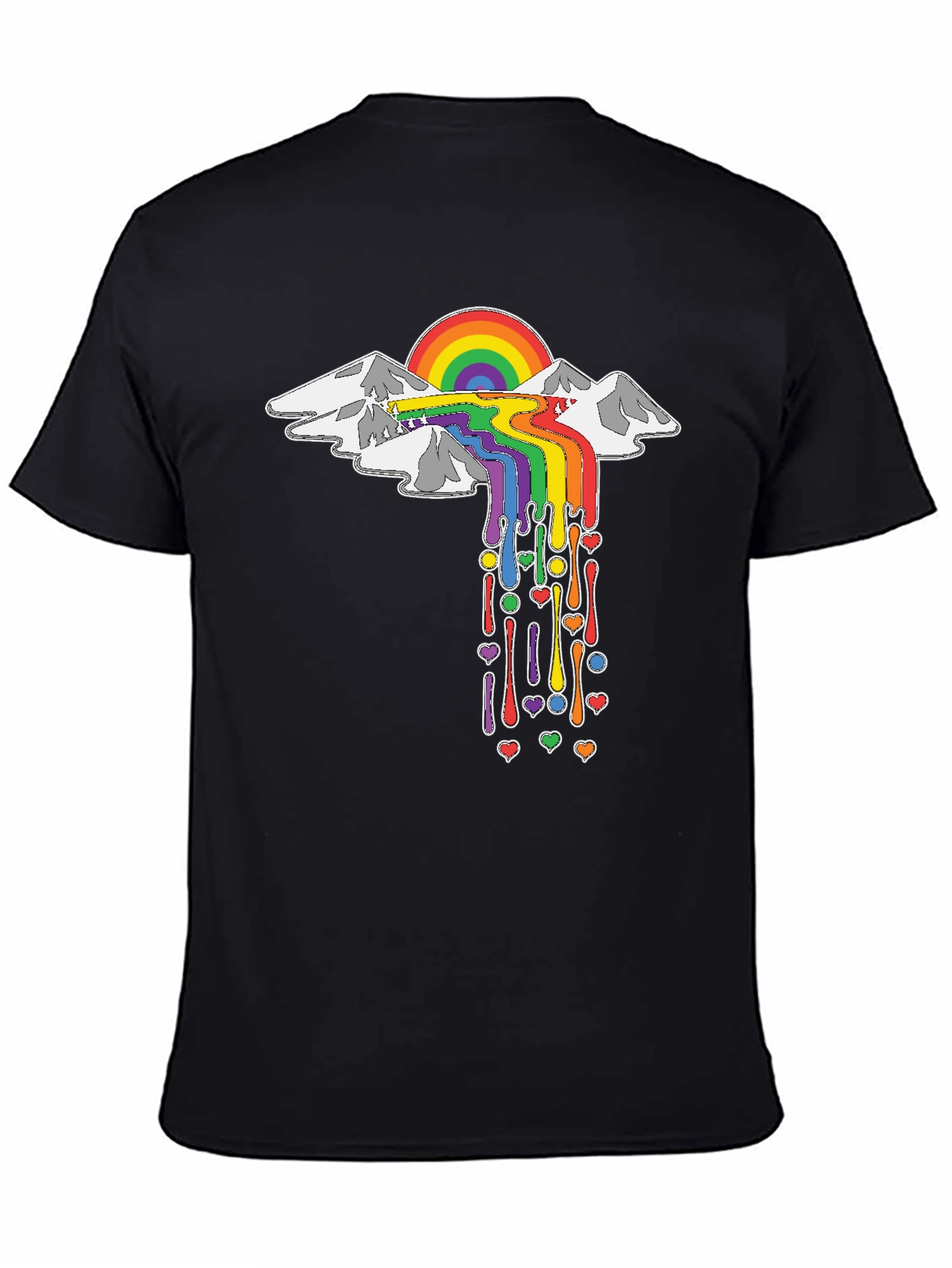 Rainbow Mountain T-Shirt - Express Yourself!