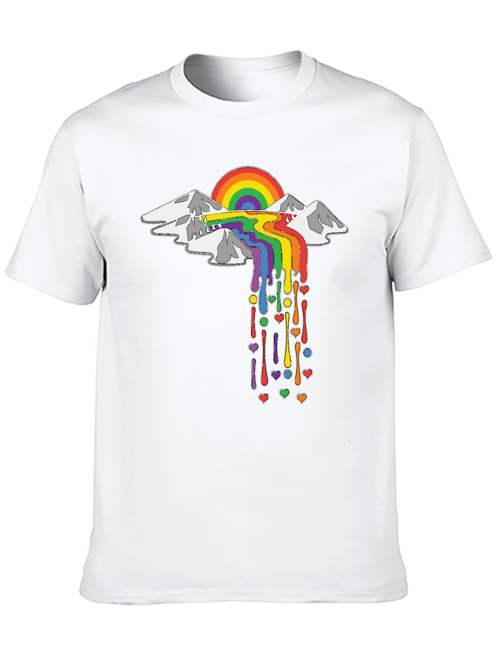 Rainbow Mountain T-Shirt - Express Yourself!