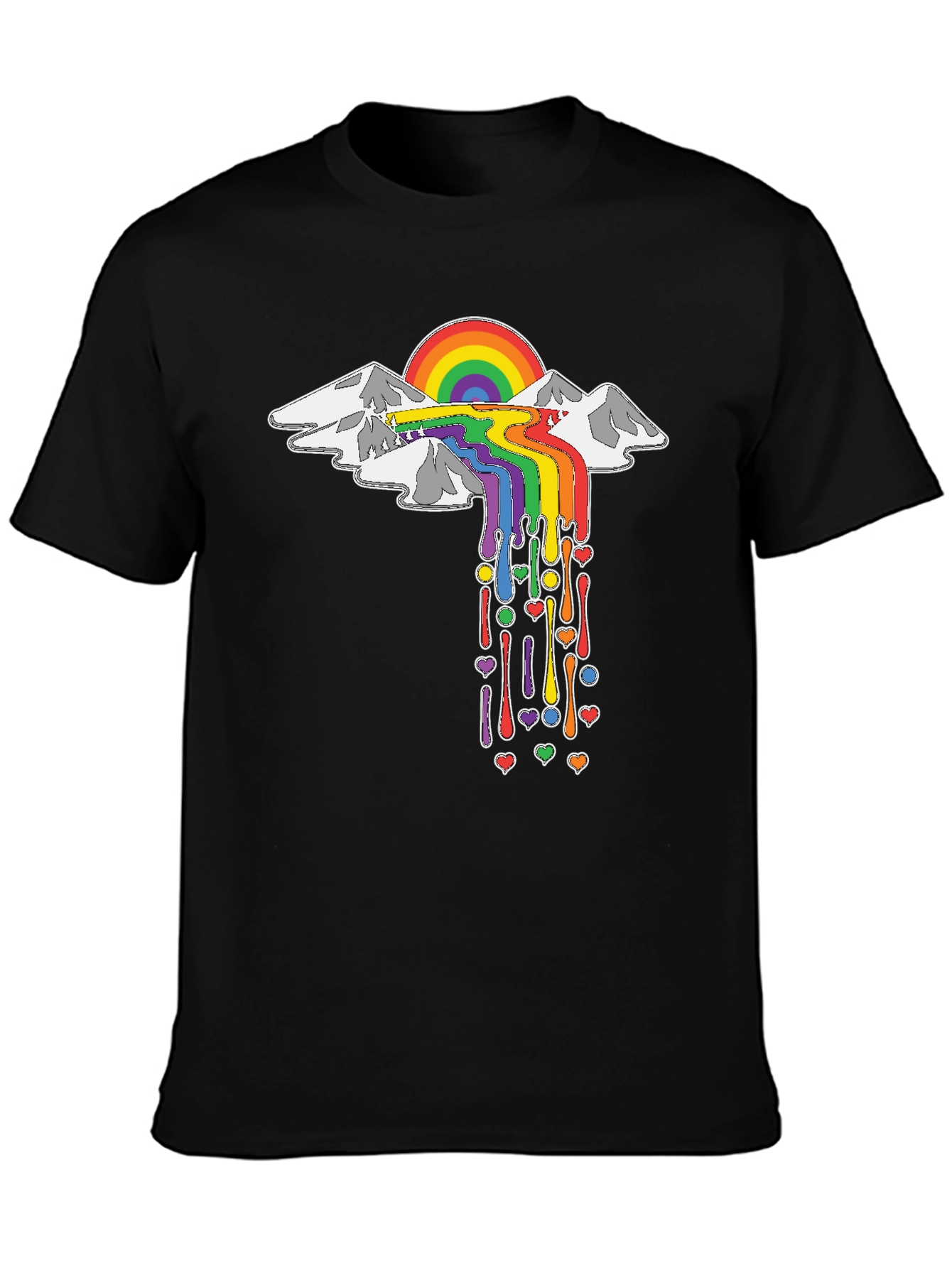 Rainbow Mountain T-Shirt - Express Yourself!