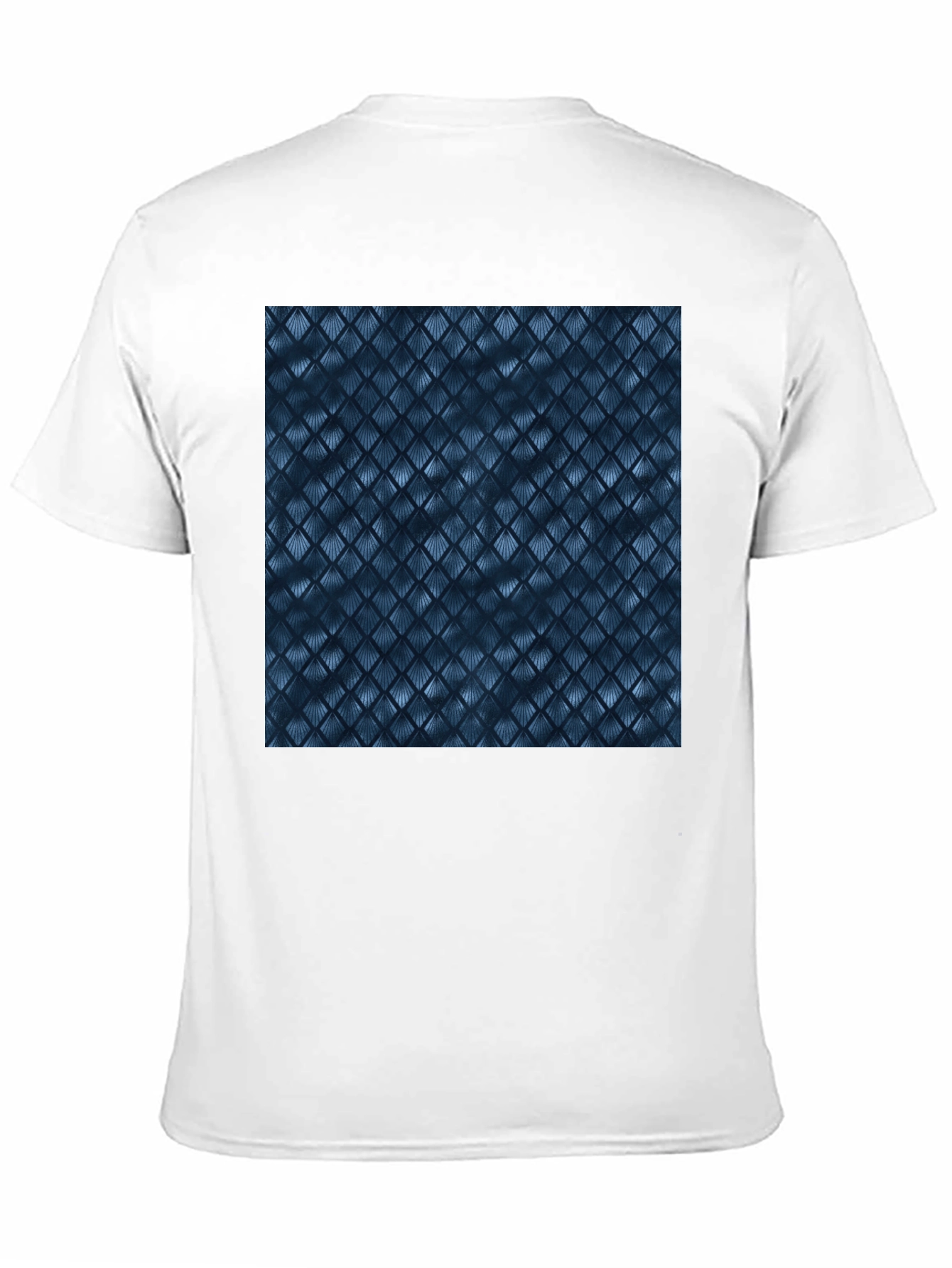 Black Tee with Abstract Pattern